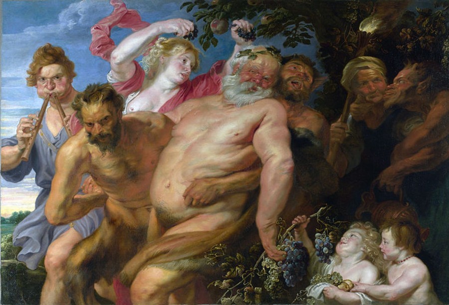 Peter Paul Rubens | Master apollon Betrunkene Silene, unterstützt von Satyrn - Peter Paul Rubens