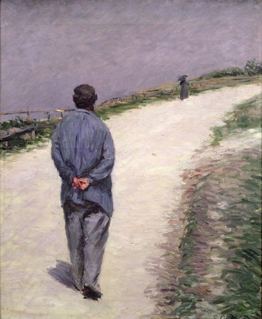 Gustave Caillebotte | Master apollon Père Magloire auf dem Weg nach Saint-Clair, Etretat – Caillebotte