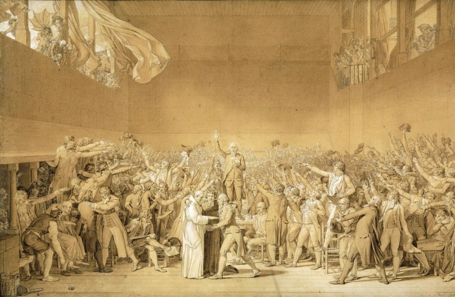 Jacques-Louis David | Master apollon Der Tennisplatz-Eid, 20. Juni 1789 – Jacques-Louis David