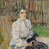 Henri aus Toulouse-Lautrec | Master apollon Frau mit Hund - Toulouse Lautrec