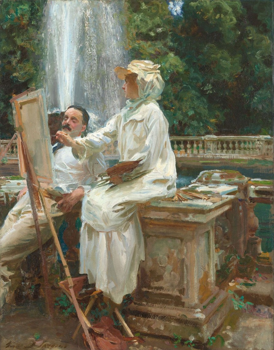 John Singer Sargent | Master apollon Der Brunnen, Villa Torlonia, Frascati, Italien – John Singer Sargent