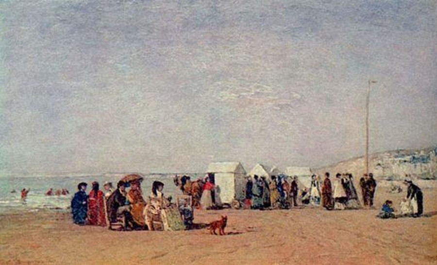 Eugene Boudin | Master apollon Am Strand von Trouville – Eugene Boudin