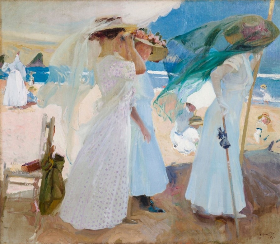 Joaquin Sorolla | Master apollon Unter der Markise, Zarauz – Sorolla