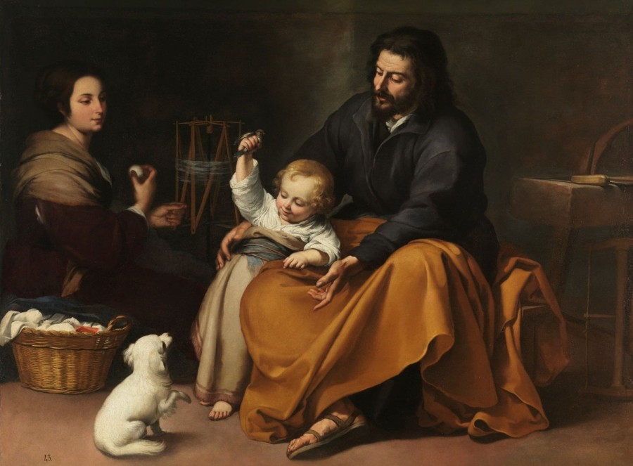 Bartholomäus Esteban Murillo | Master apollon Die Heilige Familie mit einem Vogel – Bartolomé Esteban Murillo