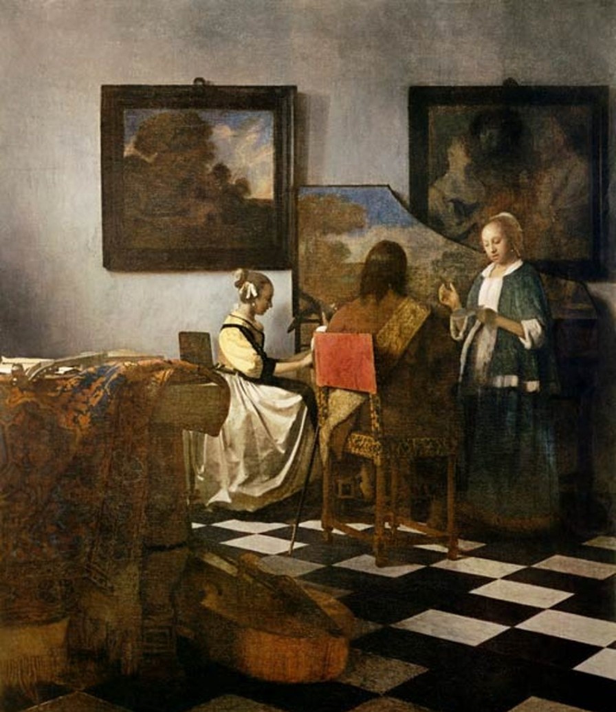 Johannes Vermeer | Master apollon Das Konzert - Johannes Vermeer