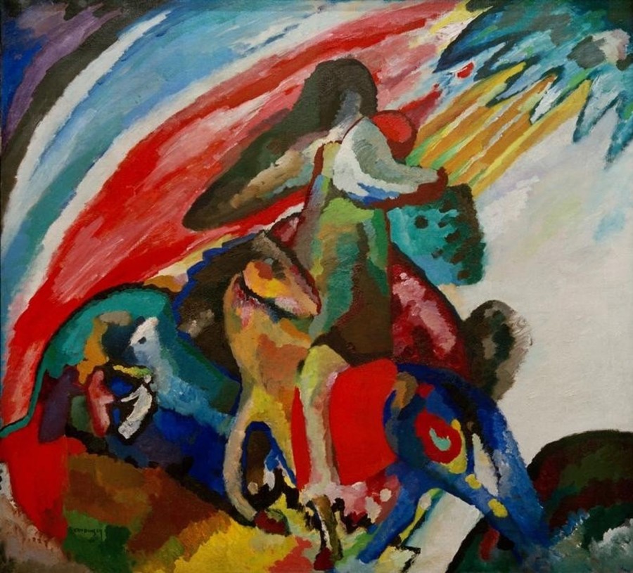 Wassili Kandinsky | Master apollon Improvisation 12 (Der Reiter) – Wassily Kandinsky