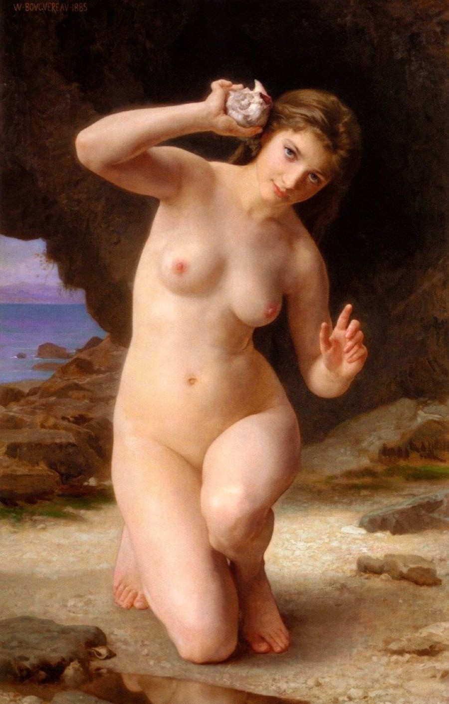 William Bouguereau | Master apollon Frau mit Muschel – William Bouguereau