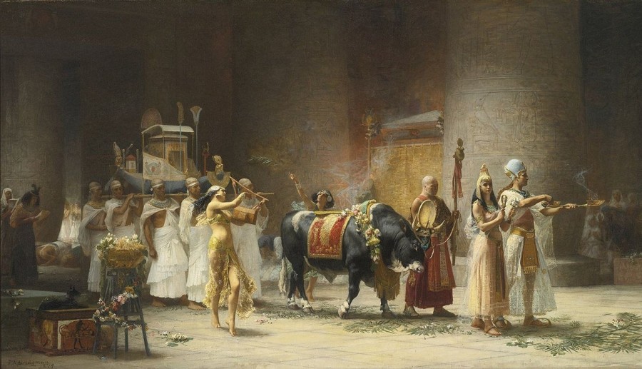 Frederick Arthur Bridgman | Master apollon Die Prozession des Apis-Stiers – Frederick Arthur Bridgman