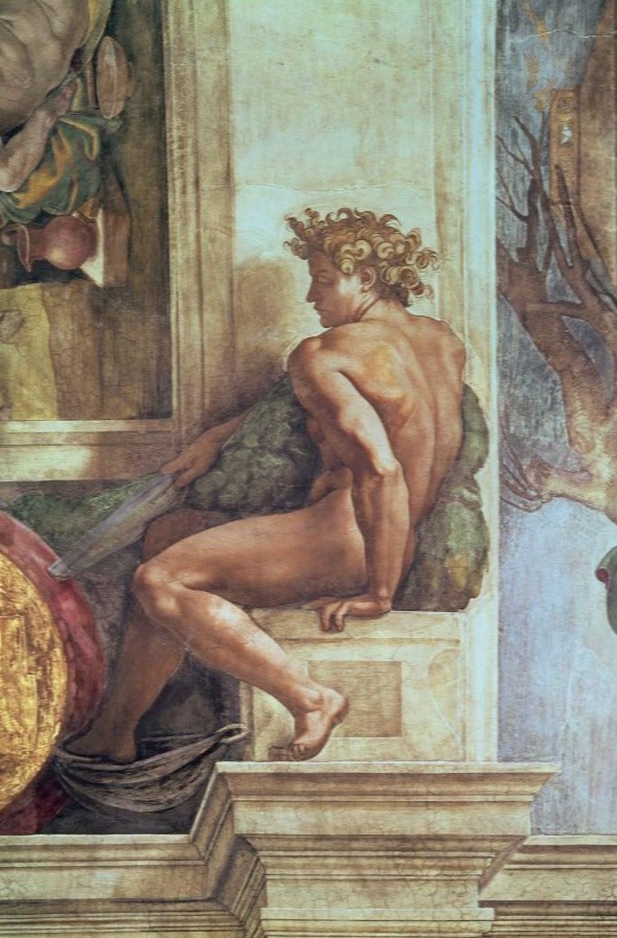 Michel&Angelo | Master apollon Ignudo von der Sixtinischen Decke - Michelangelo