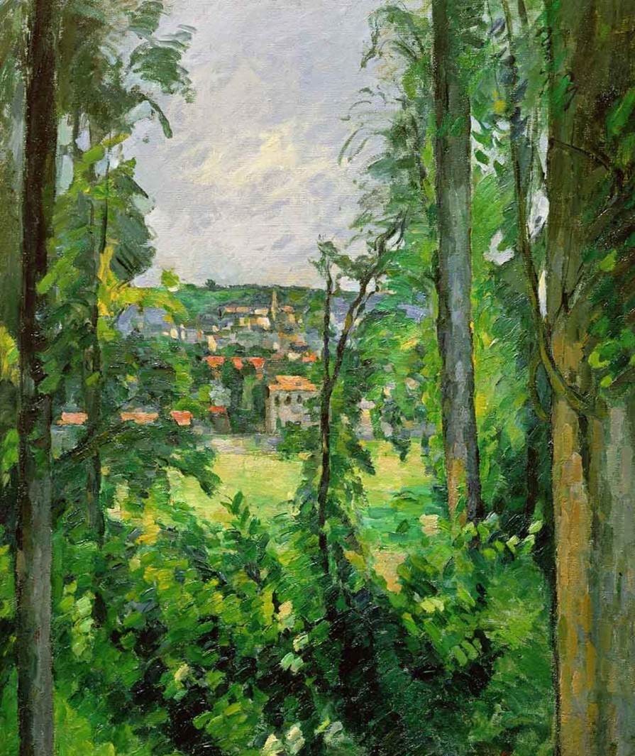 Paul Cézanne | Master apollon Auvers, Blick auf die Peripherie – Paul Cezanne