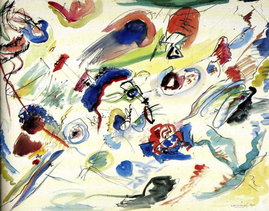 Wassili Kandinsky | Master apollon Abstraktes Aquarell - Wassily Kandinsky