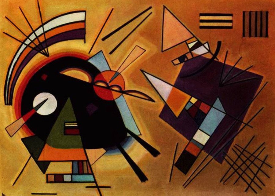 Wassili Kandinsky | Master apollon Schwarz und Lila – Wassily Kandinsky