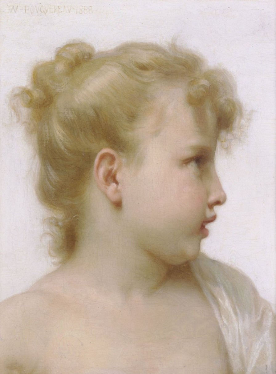 William Bouguereau | Master apollon Kopf eines kleinen Mädchens – William Bouguereau