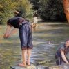 Gustave Caillebotte | Master apollon Badegäste am Ufer der Yerres - Caillebotte