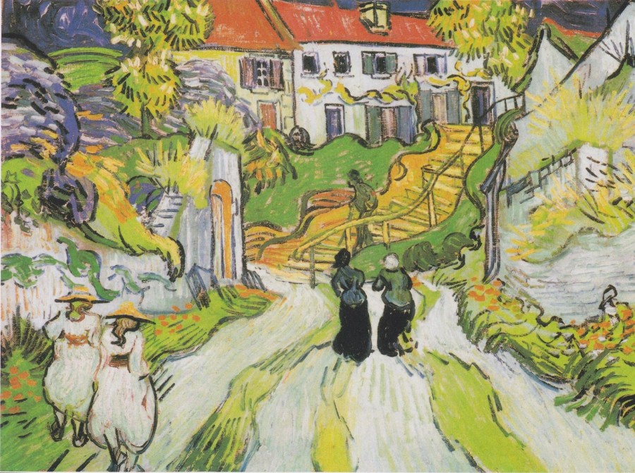 Vincent van Gogh | Master apollon Weg und Treppe in Auvers-Sur-Oise - Van Gogh