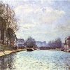 Alfred Sisley | Master apollon Blick auf den Saint-Martin-Kanal - Alfred Sisley