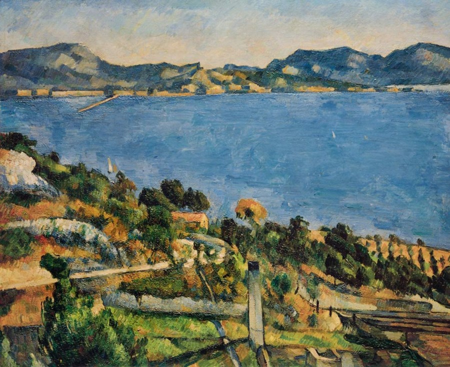 Paul Cézanne | Master apollon Estaque-Landschaft im Golf von Marseille - Paul Cezanne