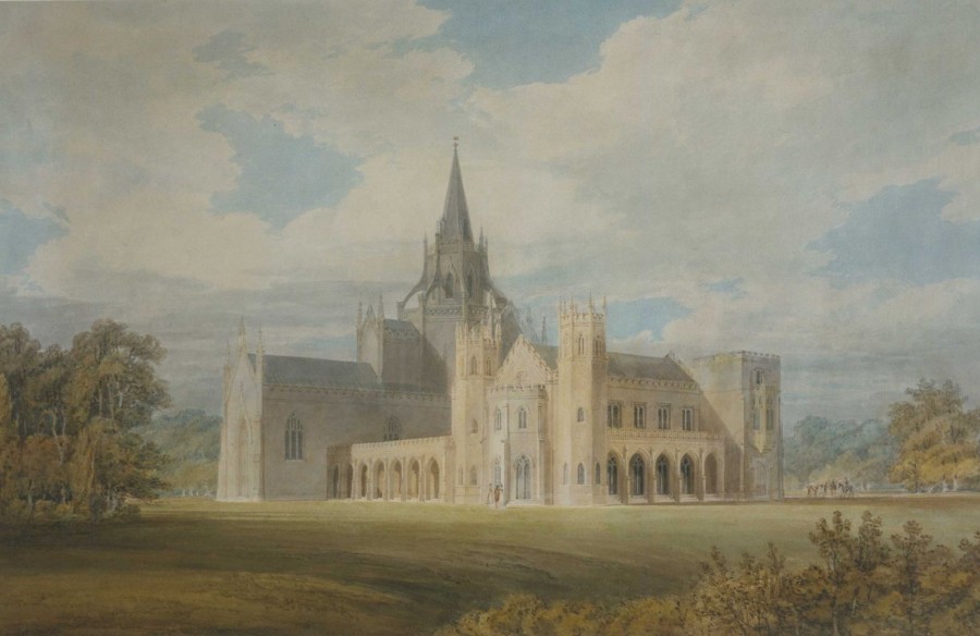 William Turner | Master apollon Perspektivische Ansicht der Fonthill Abbey aus dem Südwesten – William Turner