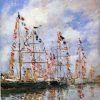 Eugene Boudin | Master apollon Segelschiffe in Deauville – Eugene Boudin