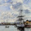 Eugene Boudin | Master apollon Deauville, Der Fischereihafen – Eugene Boudin