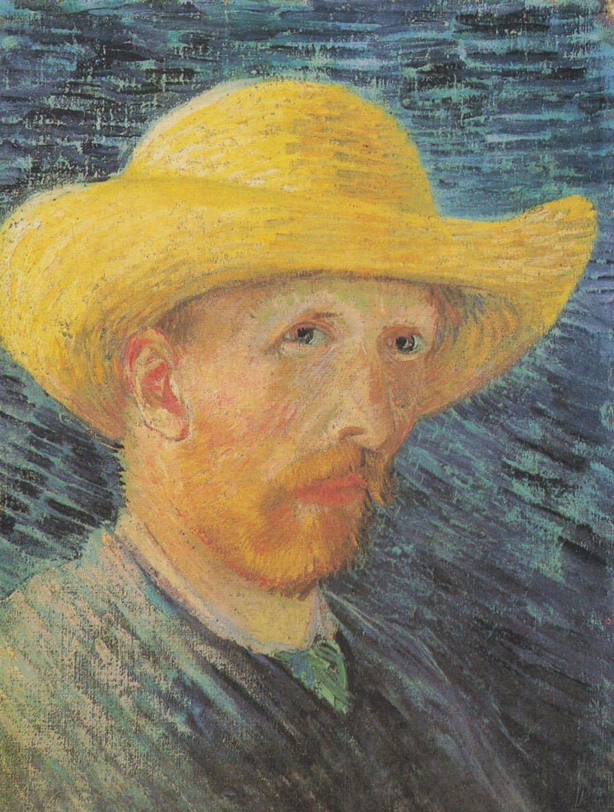 Vincent van Gogh | Master apollon Selbstporträt mit Strohhut - Van Gogh