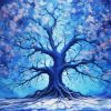 Baummalerei | Master apollon Blue Tree Guidance Painting