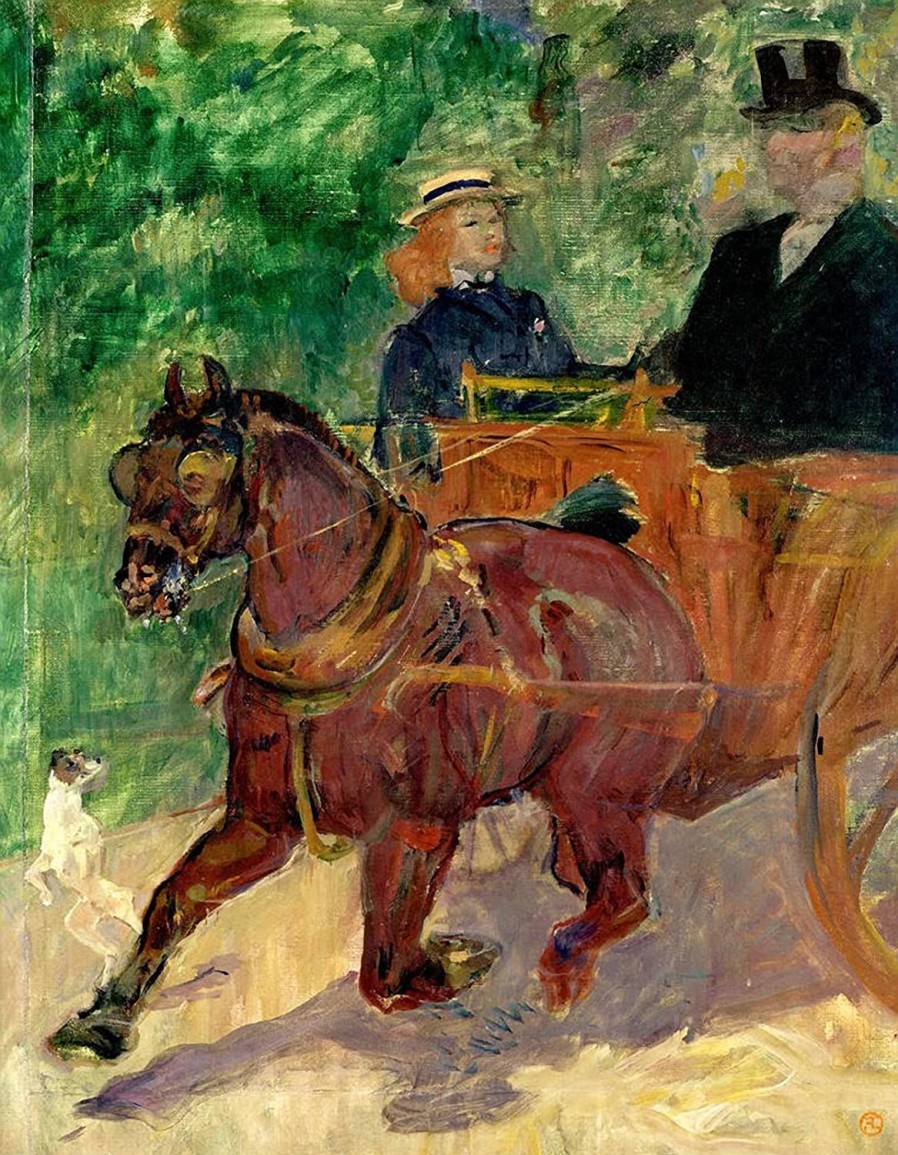 Henri aus Toulouse-Lautrec | Master apollon Cob an einen Karren gespannt - Toulouse Lautrec