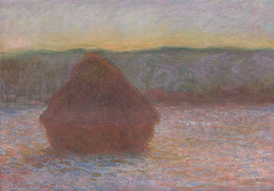 Claude Monet | Master apollon Mühlstein, Tauwetter, Dämmerung – Claude Monet