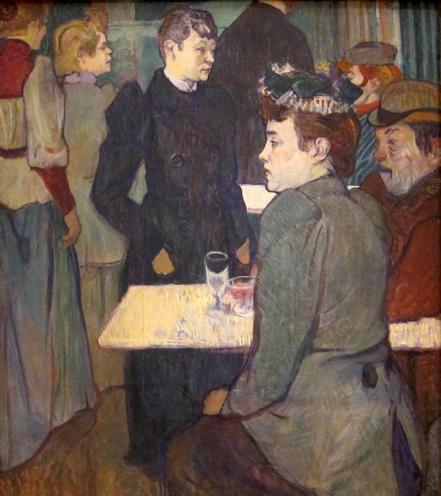 Henri aus Toulouse-Lautrec | Master apollon Eine Ecke im Moulin De La Galette - Toulouse Lautrec