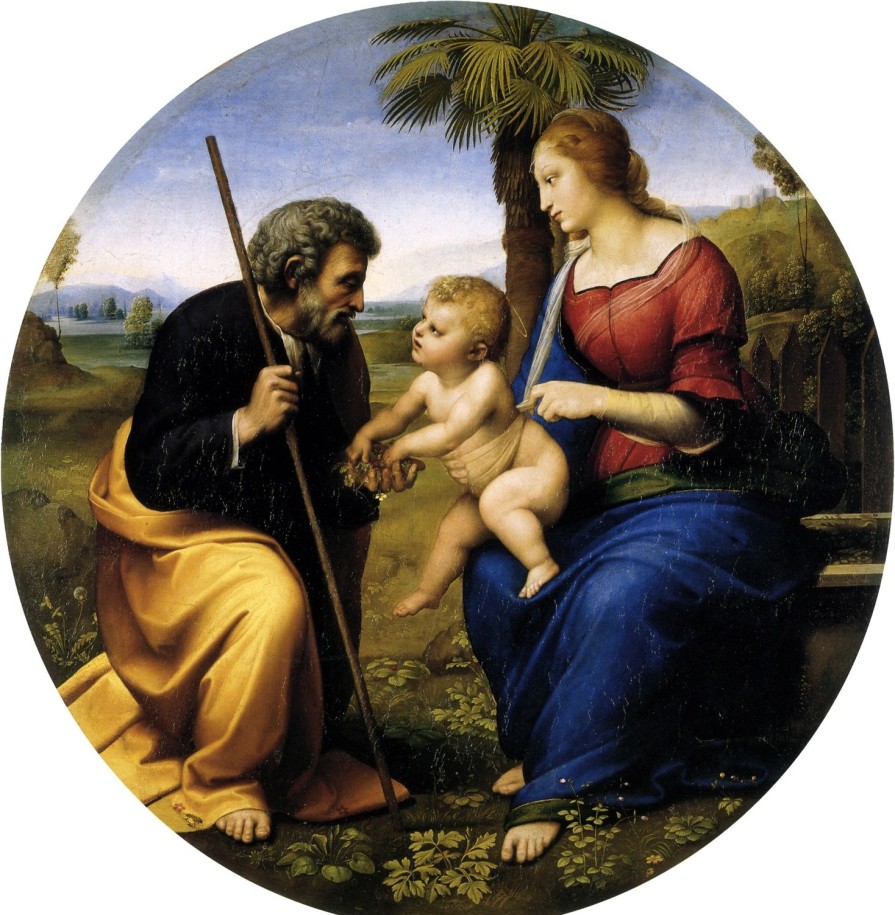 Raphael | Master apollon Heilige Familie mit der Palme - Raphael (Maler)