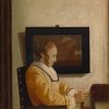 Johannes Vermeer | Master apollon Junge Frau liest - Johannes Vermeer