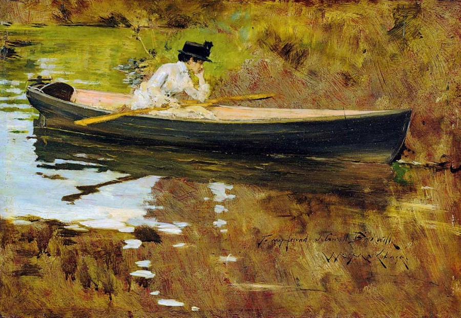 William Merritt Chase | Master apollon Frau. Verfolgungsjagd im Prospect Park – William Merritt Chase