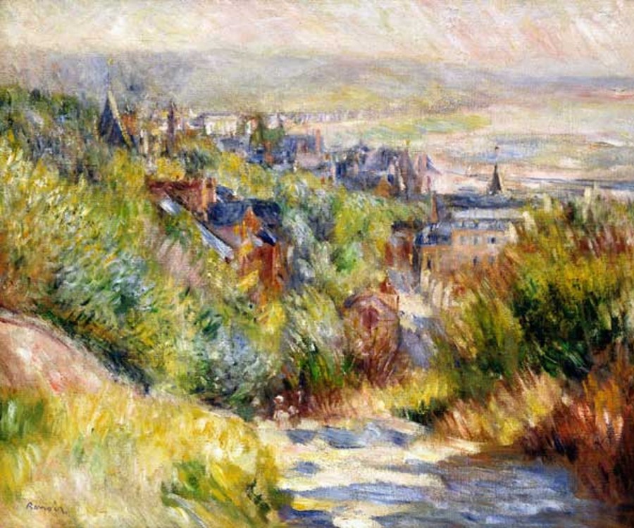 Pierre-Auguste Renoir | Master apollon Tallandschaft bei Trouville - Pierre-Auguste Renoir