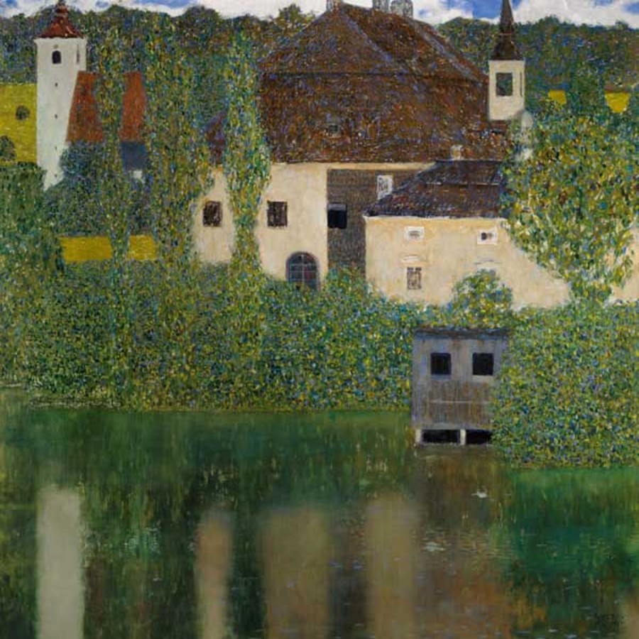 Gustav Klimt | Master apollon Die Bauernstube am Attersee - Gustav Klimt