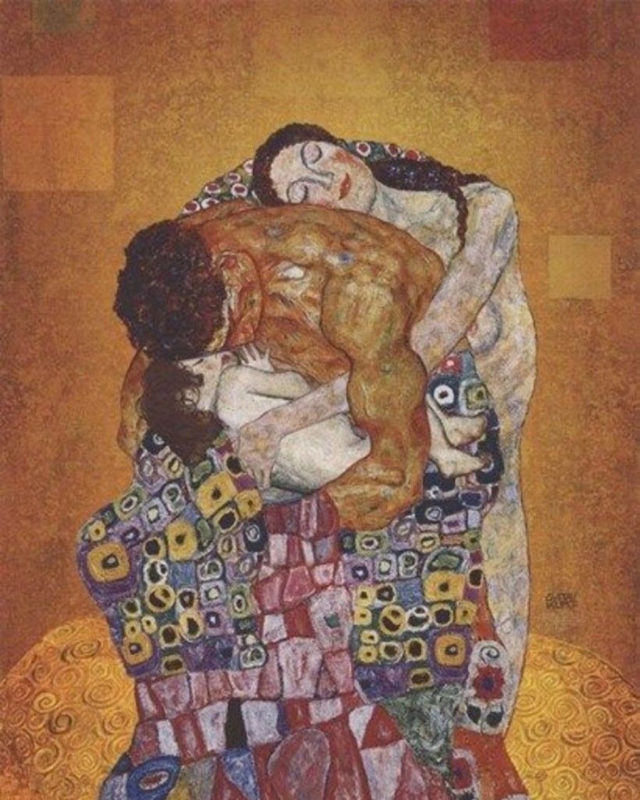 Gustav Klimt | Master apollon Die Umarmung der Familie – Gustav Klimt