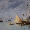 Eugene Boudin | Master apollon Trouville. Die Flut der Anlegestellen – Eugene Boudin