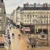 Camille Pissarro | Master apollon Rue Saint-Honore, Nachmittag, Regeneffekt – Camille Pissarro