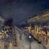 Camille Pissarro | Master apollon Boulevard Montmartre, Die Nacht – Camille Pissarro