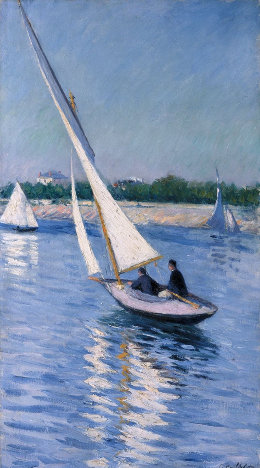 Gustave Caillebotte | Master apollon Segelboote auf der Seine bei Argenteuil, 1893 – Caillebotte