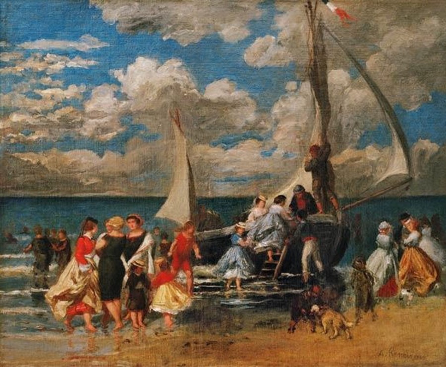 Pierre-Auguste Renoir | Master apollon Treffen um ein Boot 1862 – Pierre-Auguste Renoir