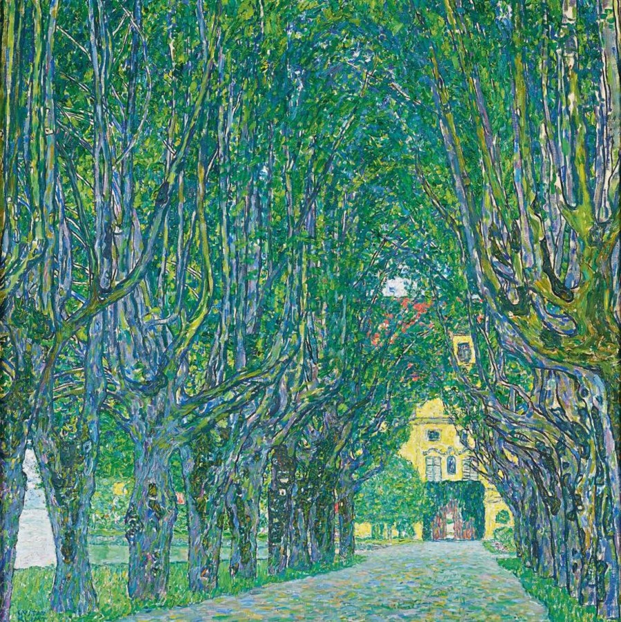 Gustav Klimt | Master apollon Allee im Park von Schloss Kammer - Gustav Klimt