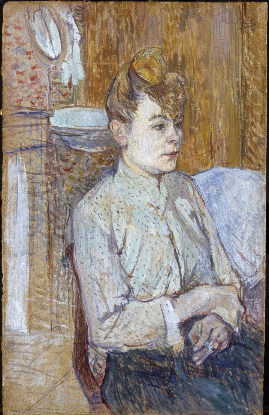 Henri aus Toulouse-Lautrec | Master apollon Frau mit einer Zigarette - Toulouse Lautrec