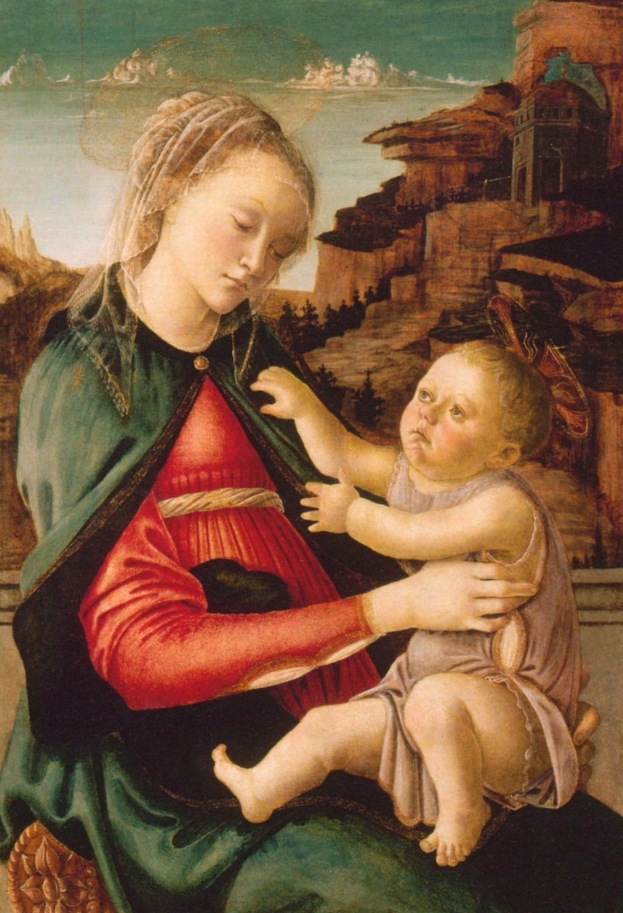 Sandro Botticelli | Master apollon Die Jungfrau und das Kind (Madonna der Guidi Da Faenza), um 1465 – Sandro Botticelli