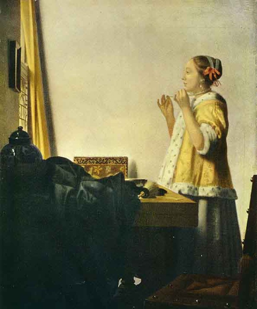 Johannes Vermeer | Master apollon Die Dame mit der Perlenkette – Johannes Vermeer