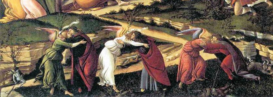 Sandro Botticelli | Master apollon Mystische Krippe (Detail von 22825) – Sandro Botticelli