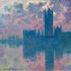 Claude Monet | Master apollon Parlament, untergehende Sonne (W1603) – Claude Monet