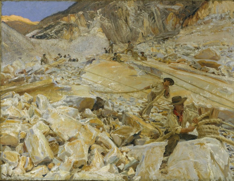 John Singer Sargent | Master apollon Den Marmor von den Steinbrüchen nach Carrara bringen – John Singer Sargent