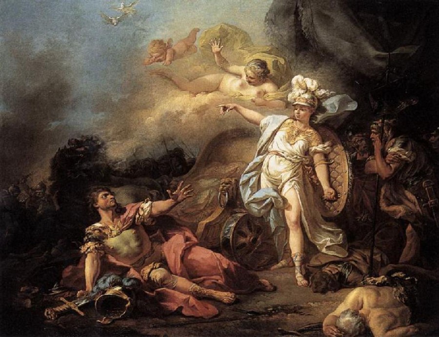 Jacques-Louis David | Master apollon Minerva Fighter Mars - Jacques-Louis David