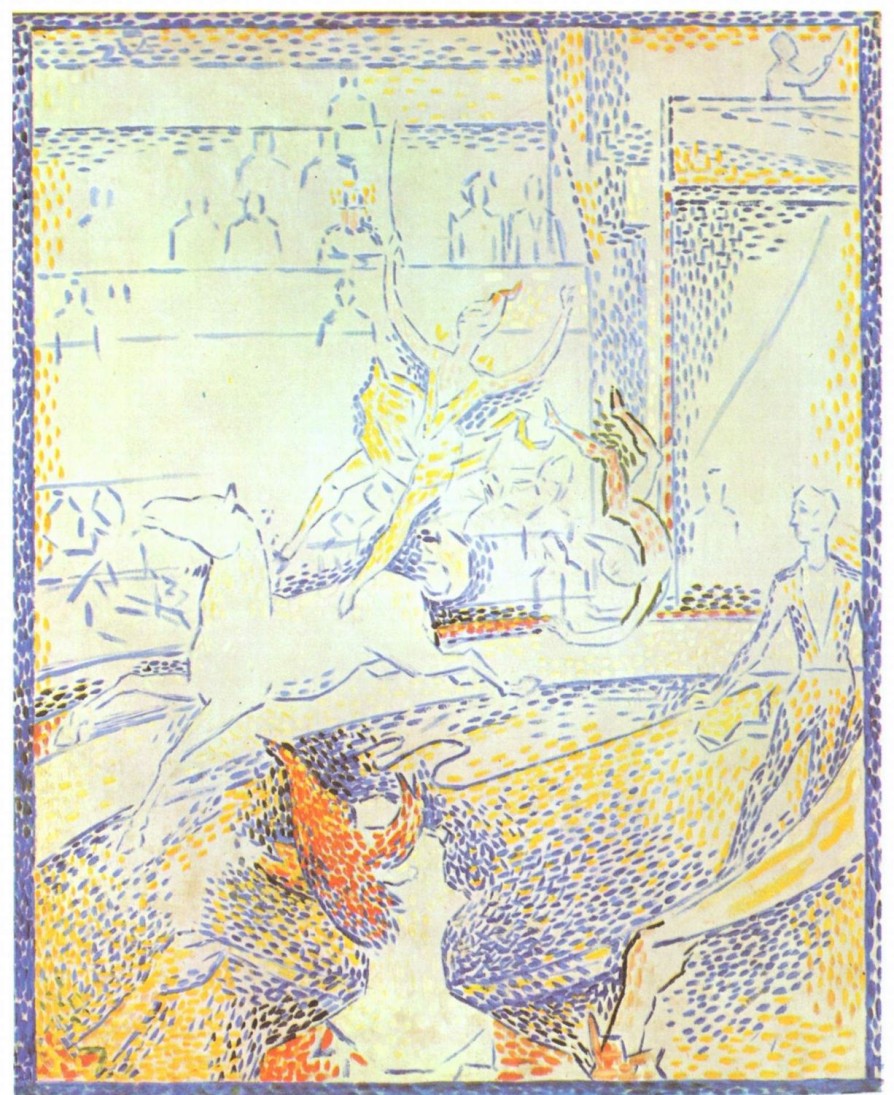 Georges Seurat | Master apollon Studie für „Der Zirkus“ – Georges Seurat