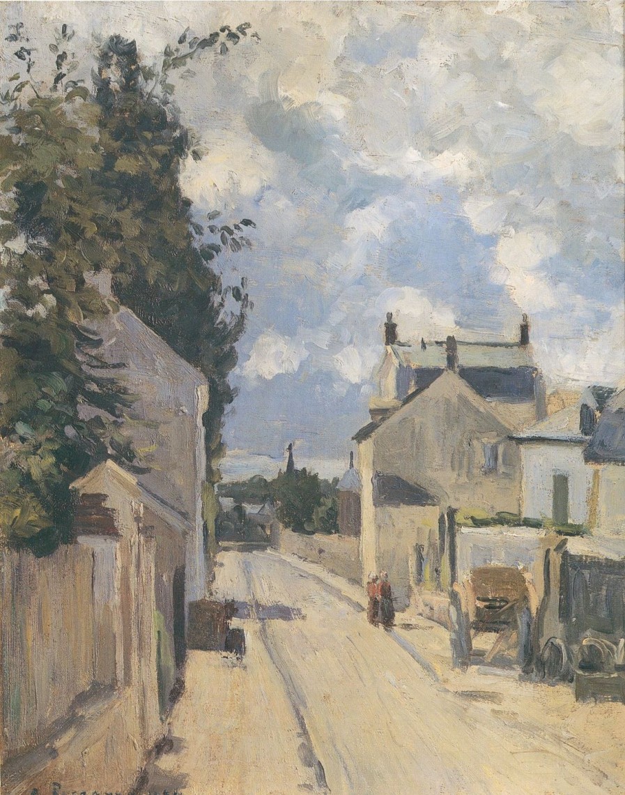 Camille Pissarro | Master apollon Rue De L'Hermitage, Pontoise – Camille Pissarro